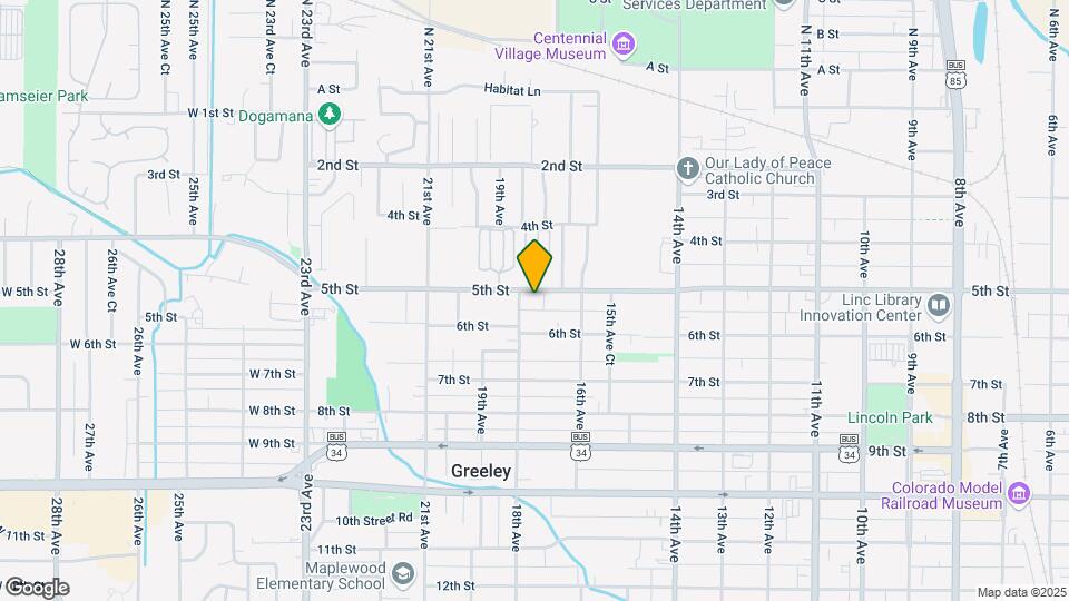 1712 5th St Map and Location Details