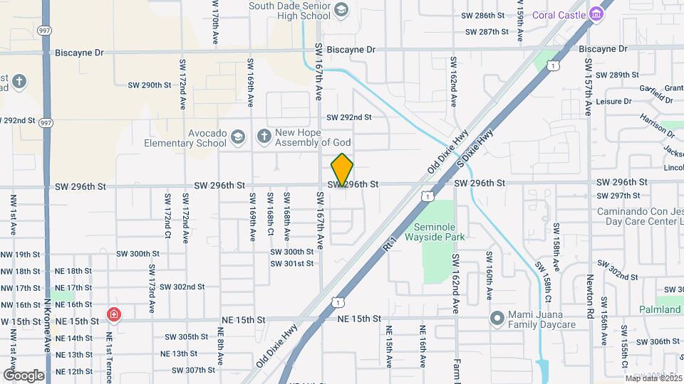 29620 SW 165th Ct Mapa y Detalles de la Ubicación