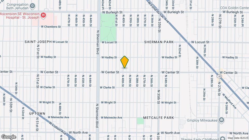 2708 N 40th St, Unit 2608 N 40th Map and Location Details