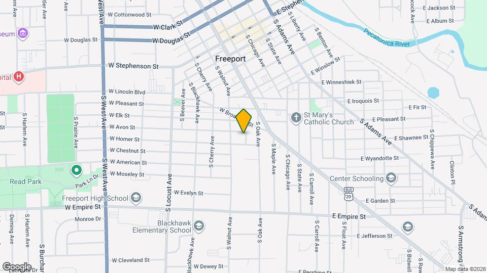 810 S James Ave Map and Location Details