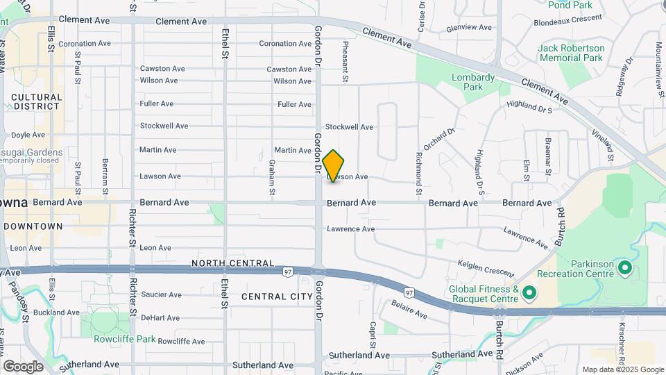 1160-1160 Bernard Ave Map and Location Details