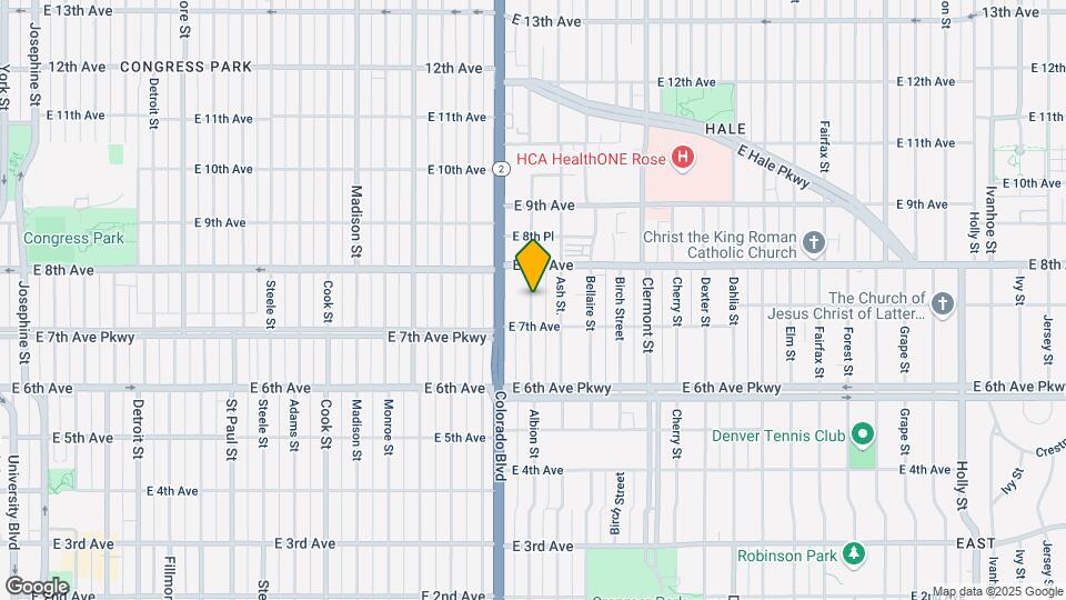 736 Albion St Map and Location Details