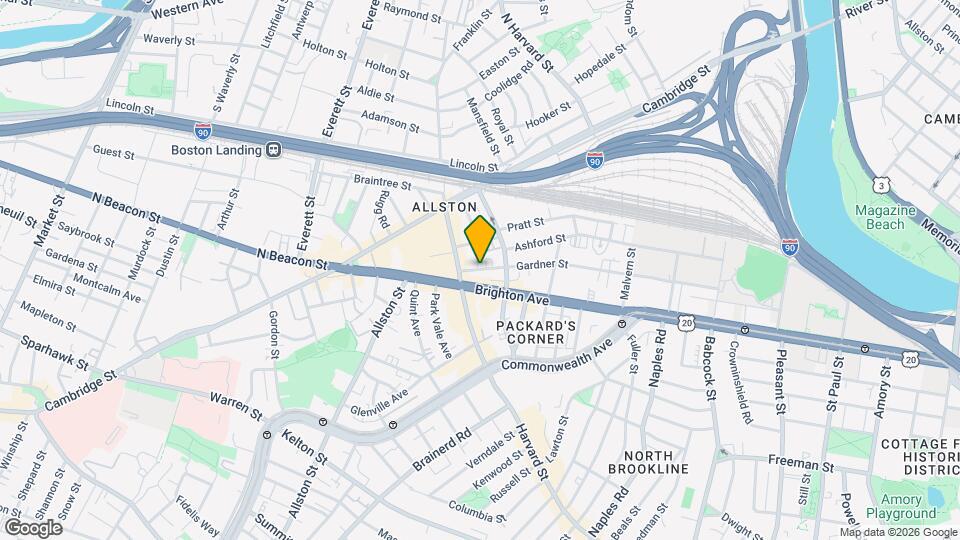 13 Gardner St Mapa y Detalles de la Ubicación