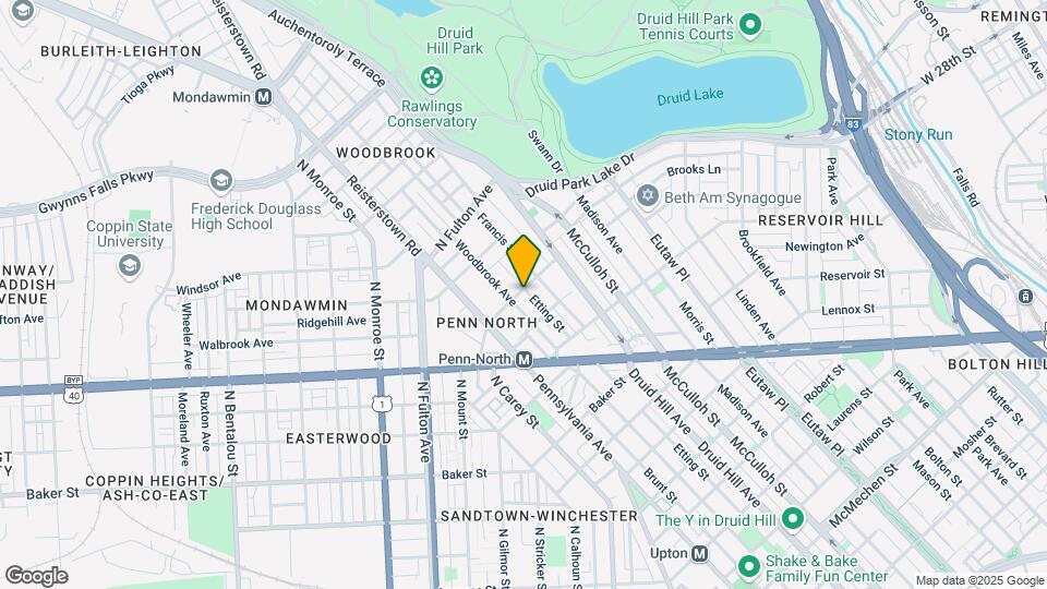 1515 Retreat St Map and Location Details