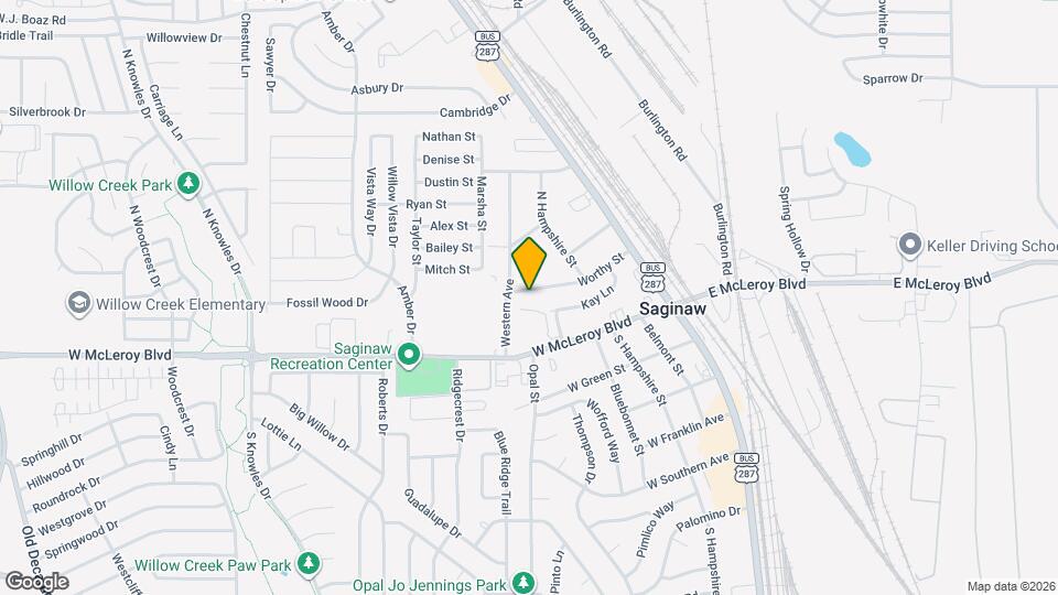 317 Worthy St Mapa y Detalles de la Ubicación