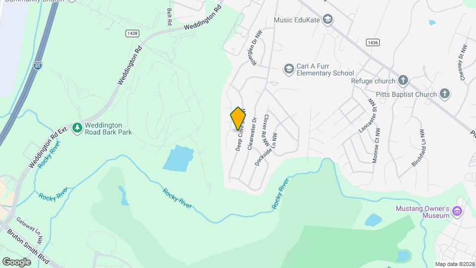 2938 Deep Cove Dr NW Map and Location Details