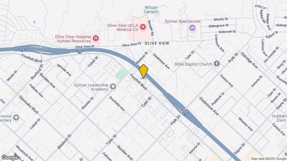 14325 Foothill Blvd Map and Location Details