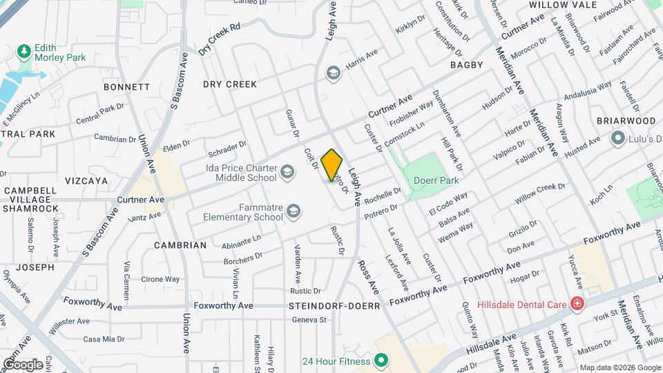 2682 Coit Dr Map and Location Details