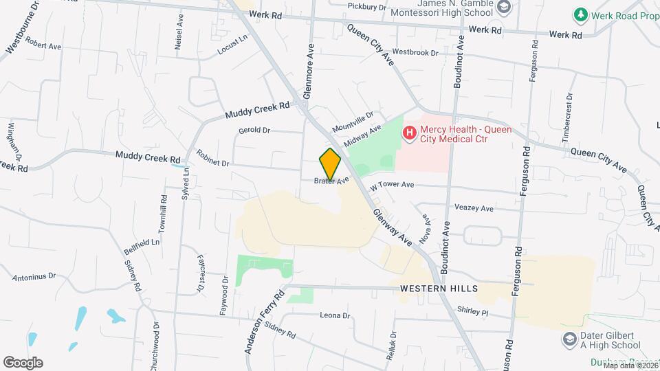 3249 Brater Ave Map and Location Details