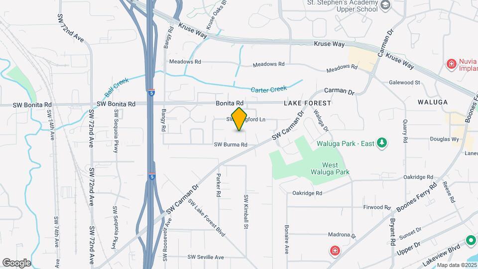 5764 SW Kimball Ct Map and Location Details