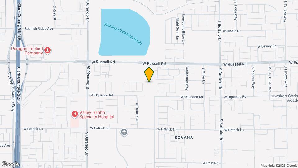 5833 Marigold Sunset Ct Map and Location Details