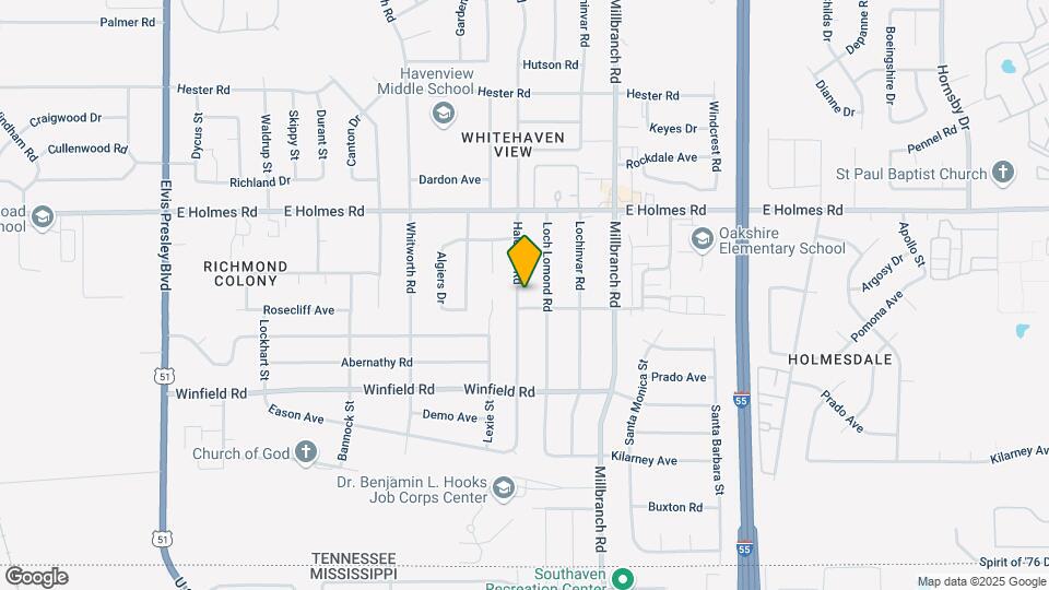 5304 Haleville Rd Map and Location Details