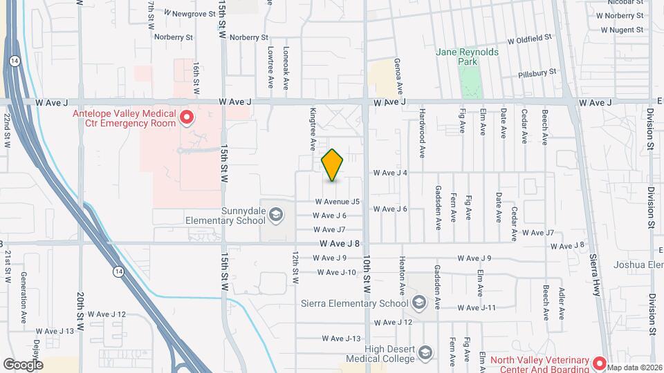 44141 11th St W Map and Location Details