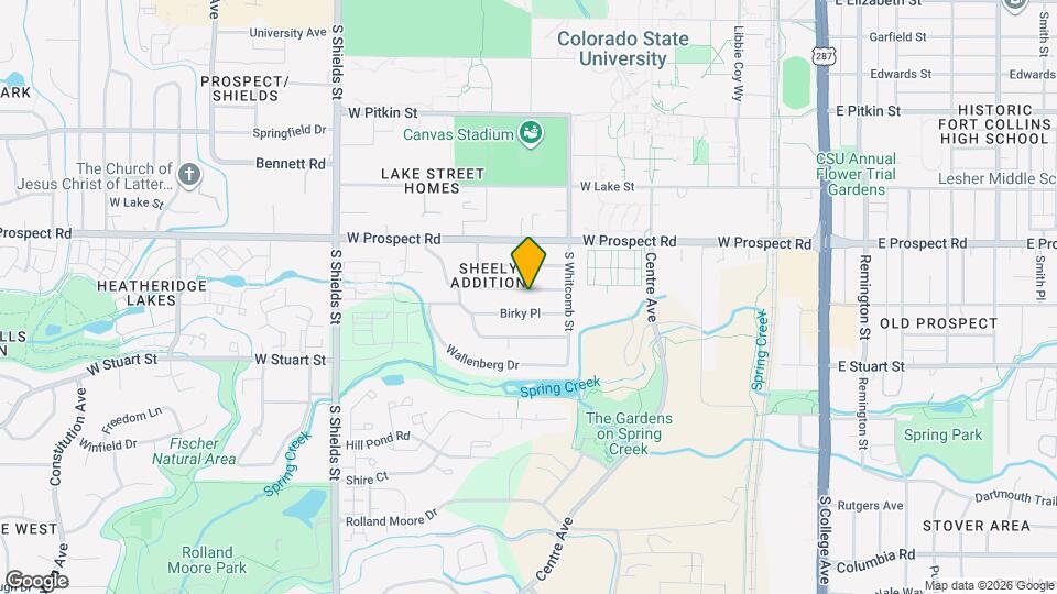821 Juniper Ln Map and Location Details
