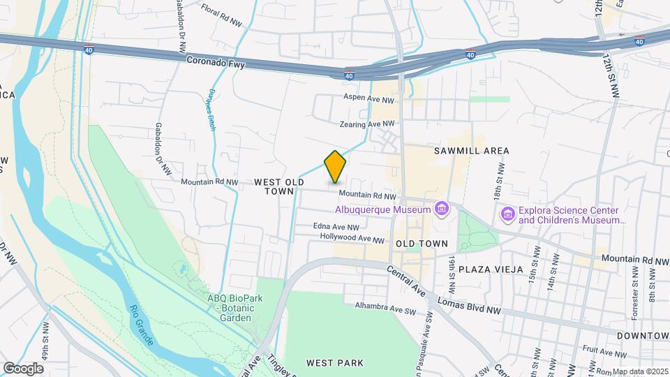 2425 Mountain Rd NW Map and Location Details