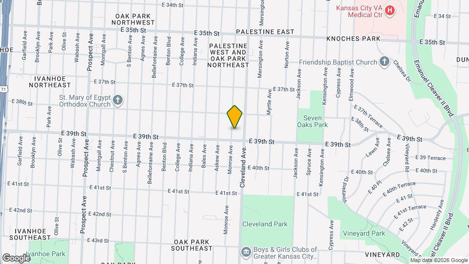 3833 Monroe Ave Mapa y Detalles de la Ubicación