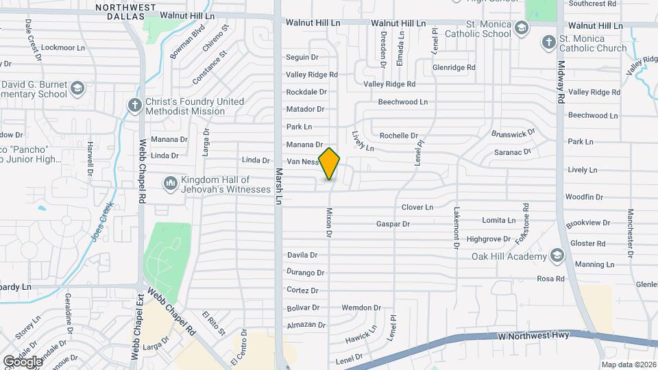 9733 Mixon Dr Map and Location Details