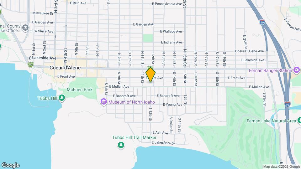 1121 E Mullan Ave Map and Location Details