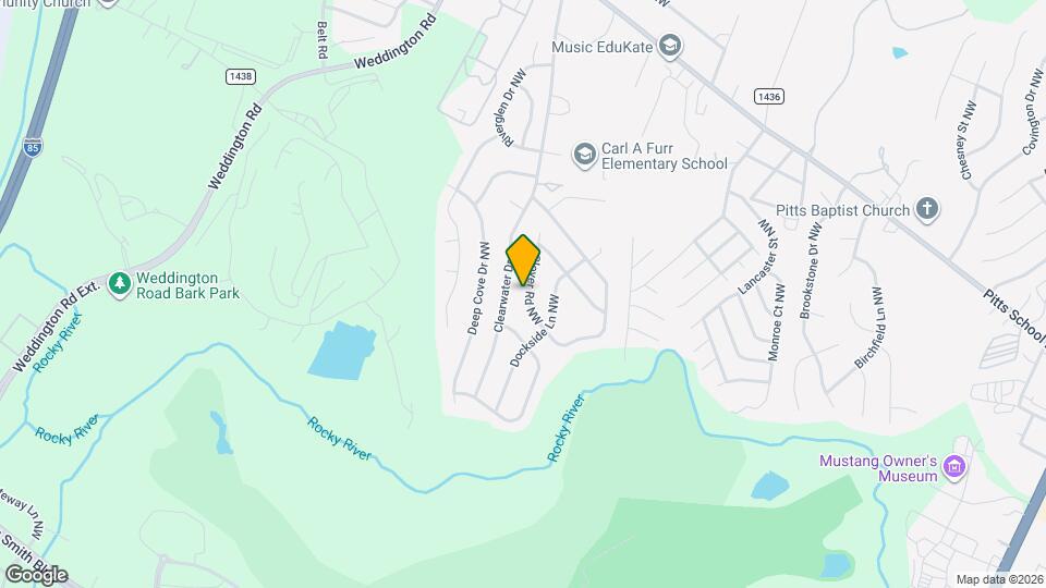 4035 Clover Rd NW Map and Location Details