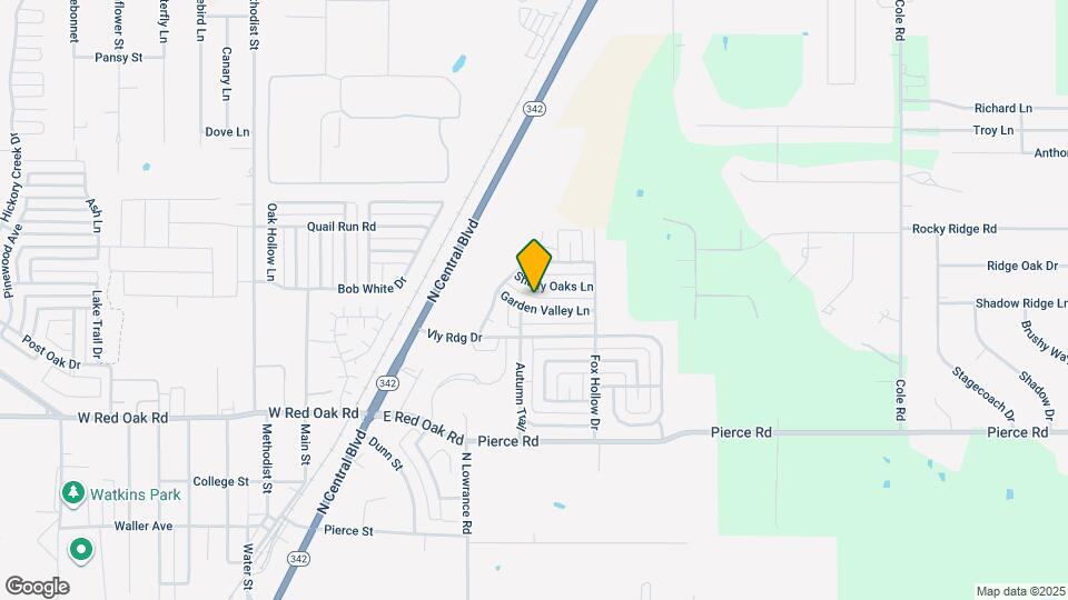 213 Garden Valley Ln Map and Location Details
