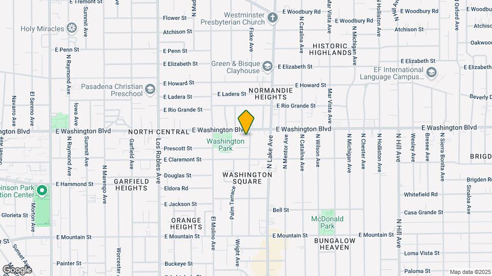 1305 Hudson Ave Map and Location Details