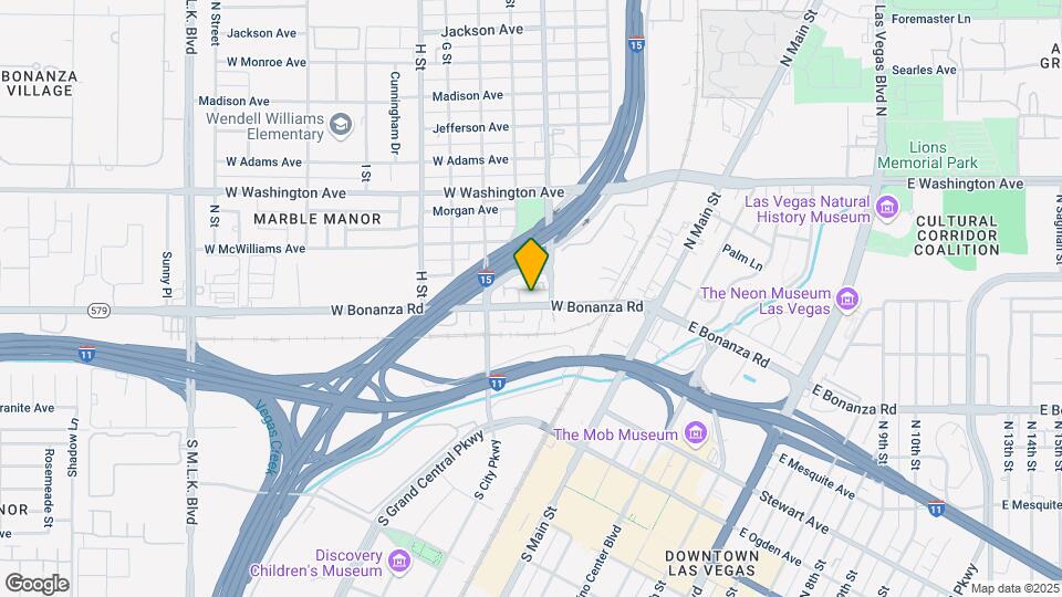 412 W Bonanza Rd Map and Location Details