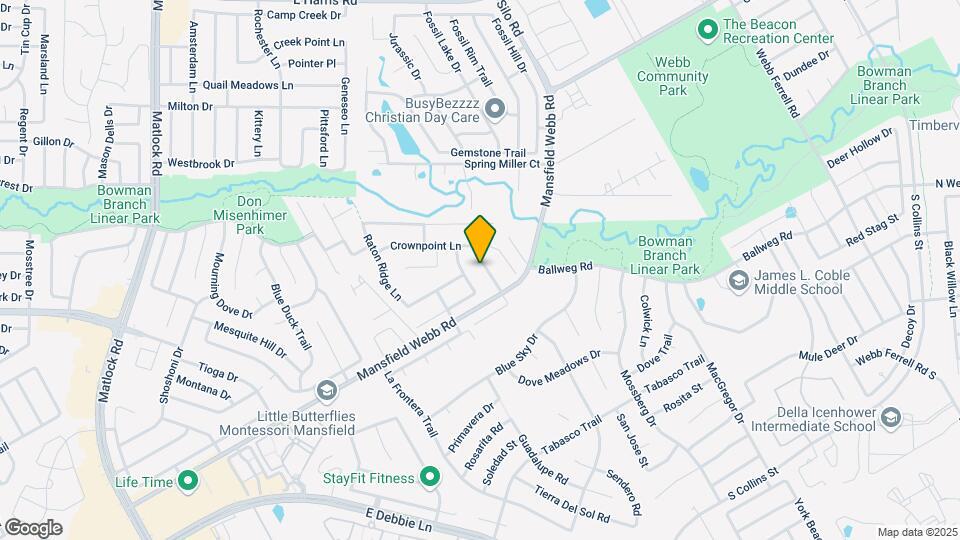 8000 Ranchvale Ln Map and Location Details