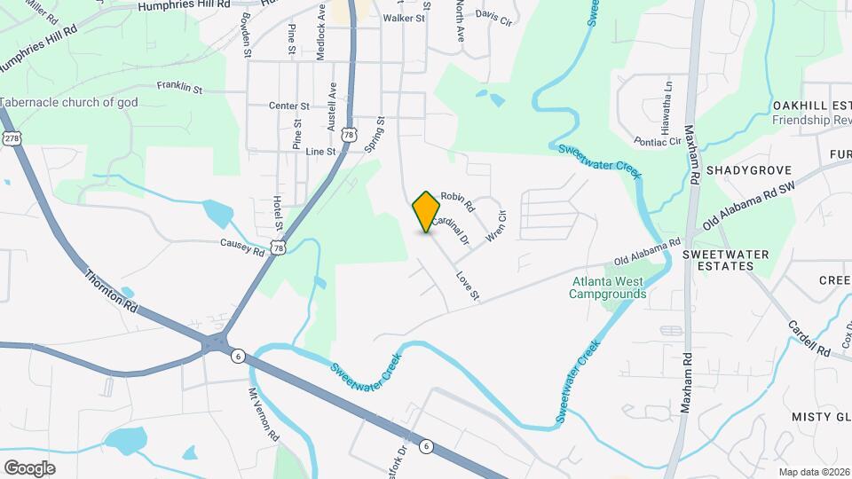 6290 Love St Map and Location Details