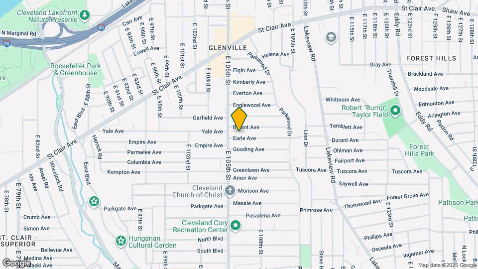 10525 Earle Ave Mapa y Detalles de la Ubicación