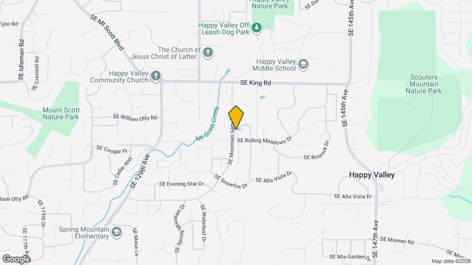 13493 SE Rolling Meadows Dr Mapa y Detalles de la Ubicación