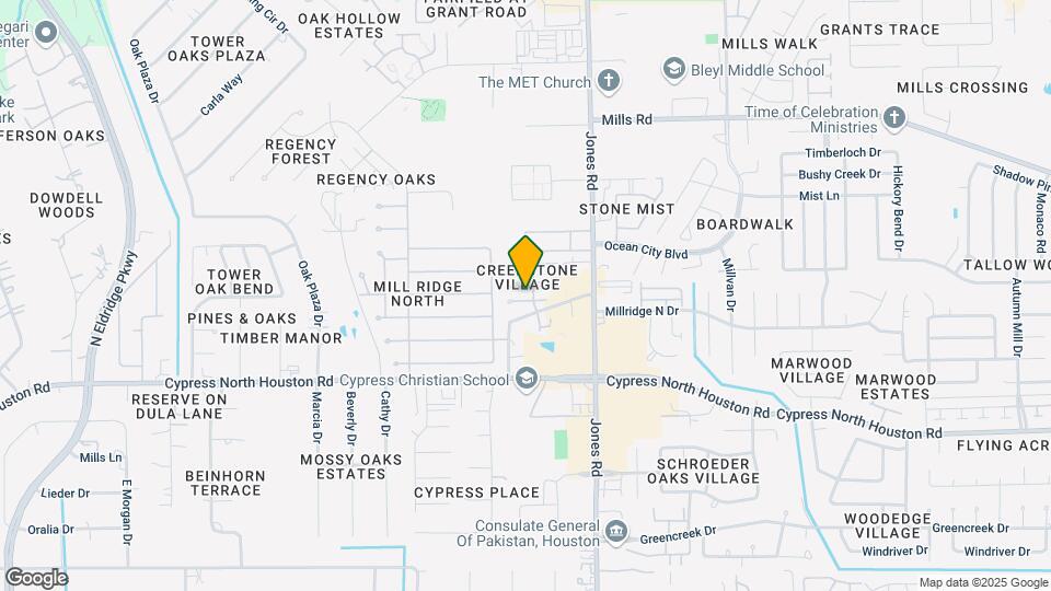 11106 Creekline Glen Ct Map and Location Details