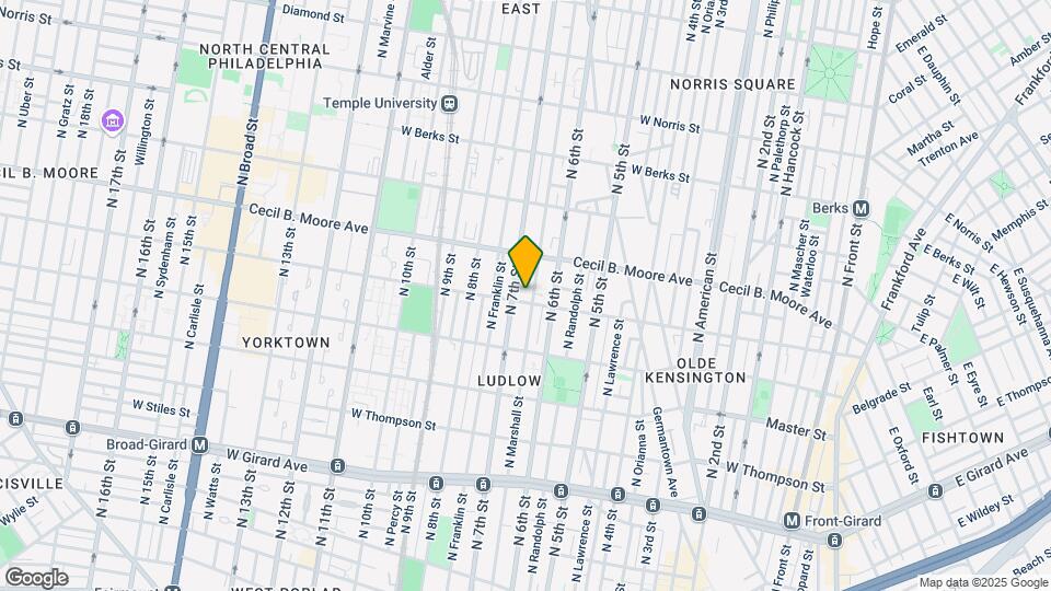 629 W Oxford St, Unit 3 Map and Location Details