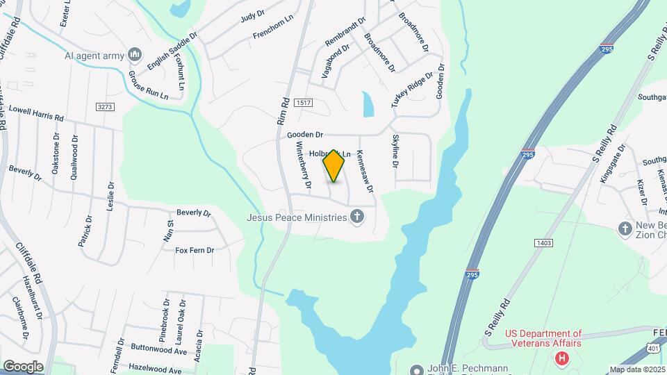 929 Hollydale Ln Map and Location Details