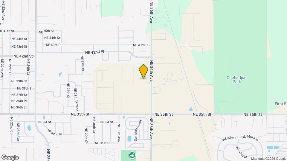 3511 NE 38th Ln Map and Location Details