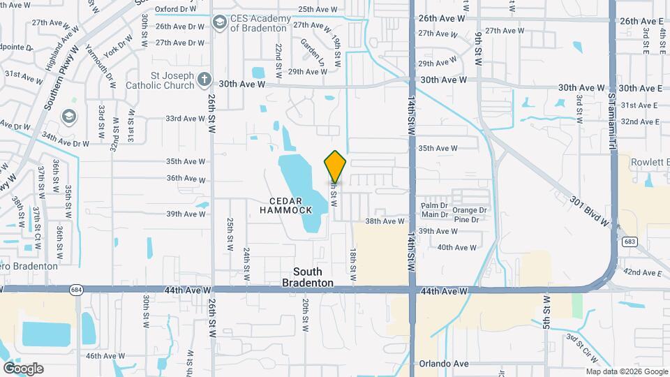 3519 20th St W Map and Location Details