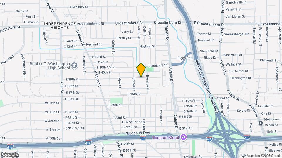 814 E 39th St Map and Location Details