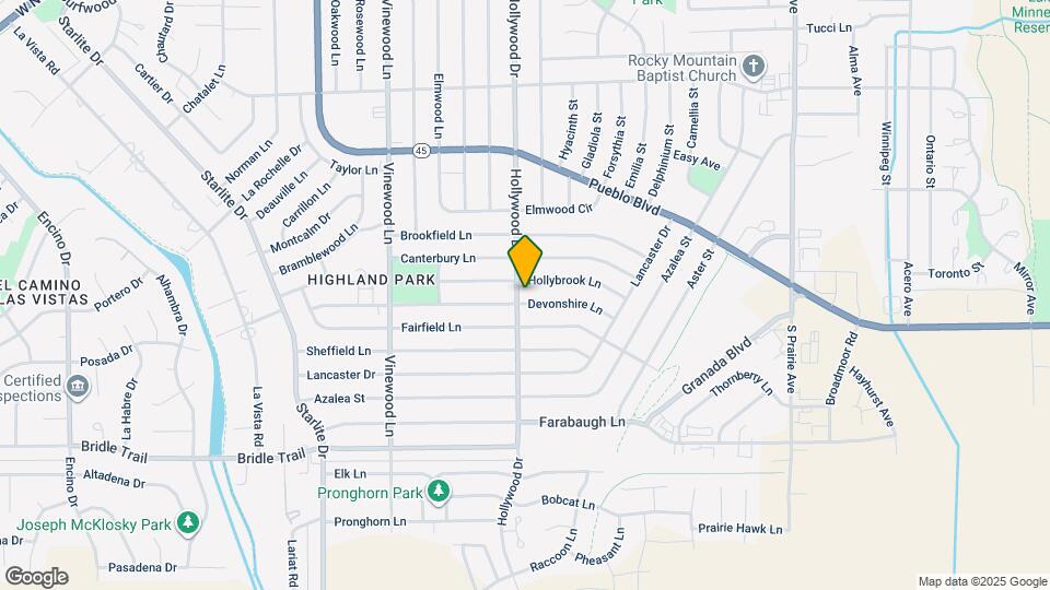 3611 Devonshire Ln Map and Location Details