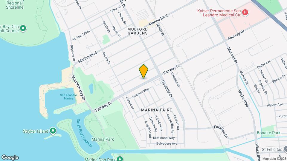 2343 Fairway Dr Map and Location Details