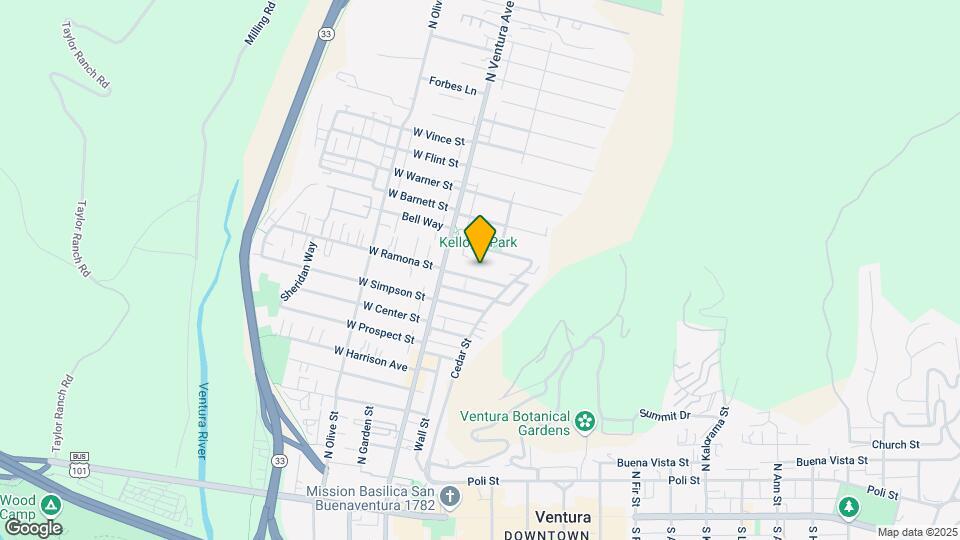109 E Ramona St Mapa y Detalles de la Ubicación