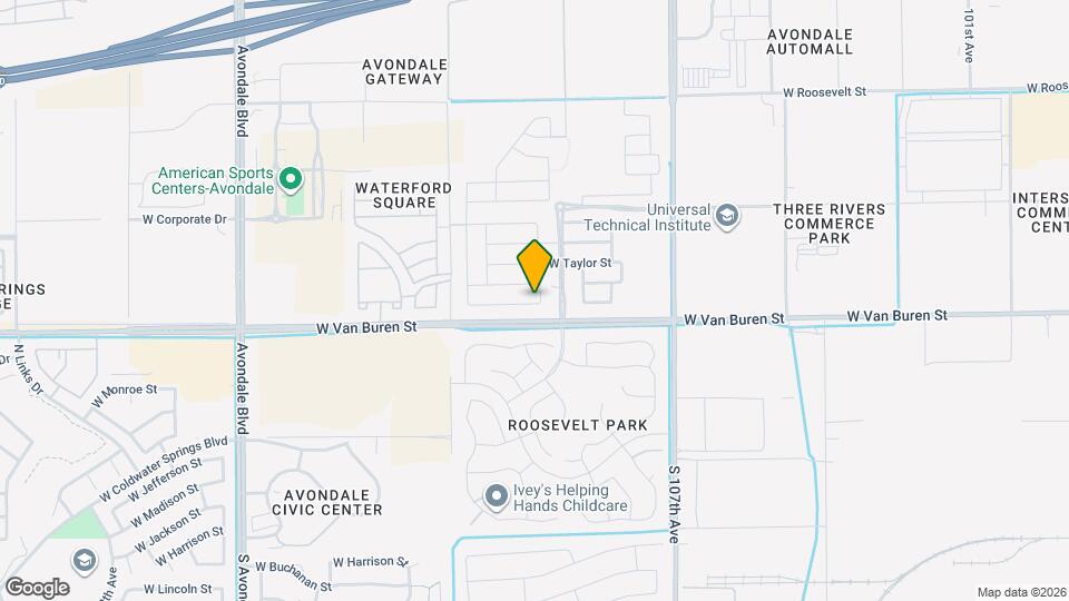 10954 W Melvin St Map and Location Details