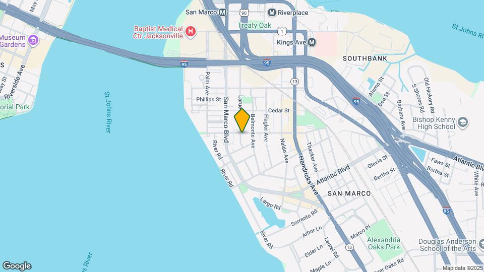 1104 Lasalle St Map and Location Details