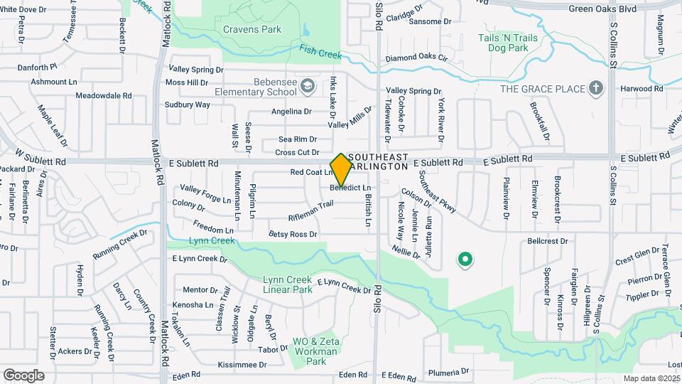 600 Benedict Ln Map and Location Details