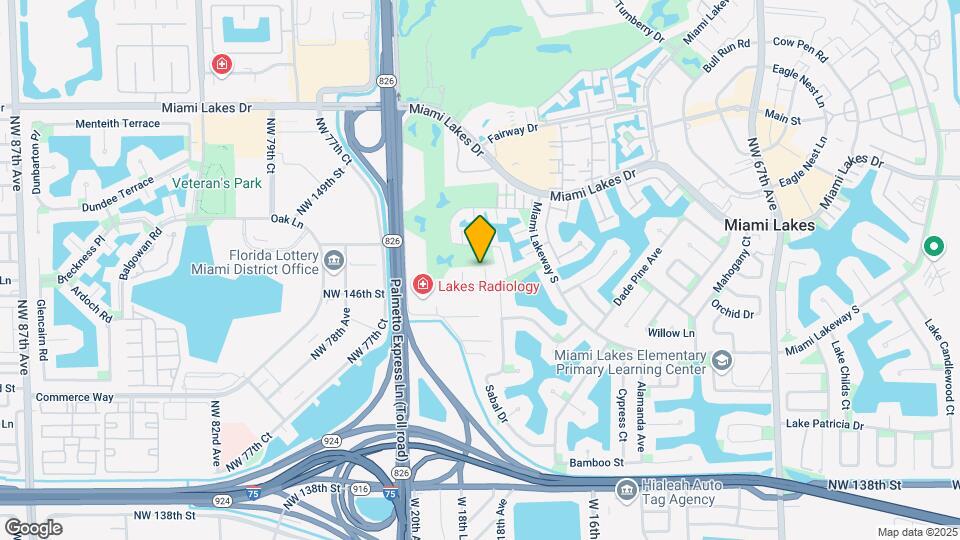 7417 Twin Sabal Dr Map and Location Details