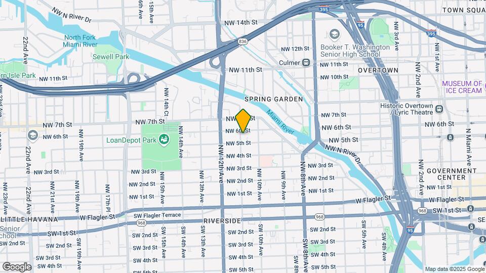 527 NW 11th Ave Map and Location Details