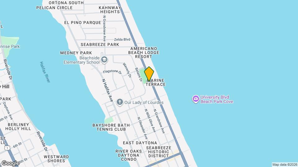 1065 N Atlantic Ave Map and Location Details