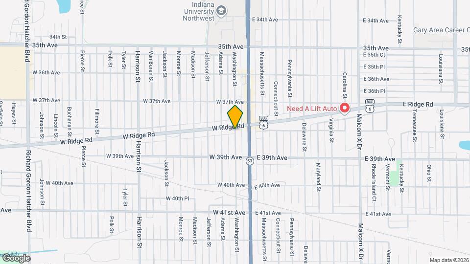 3808 Washington St Map and Location Details