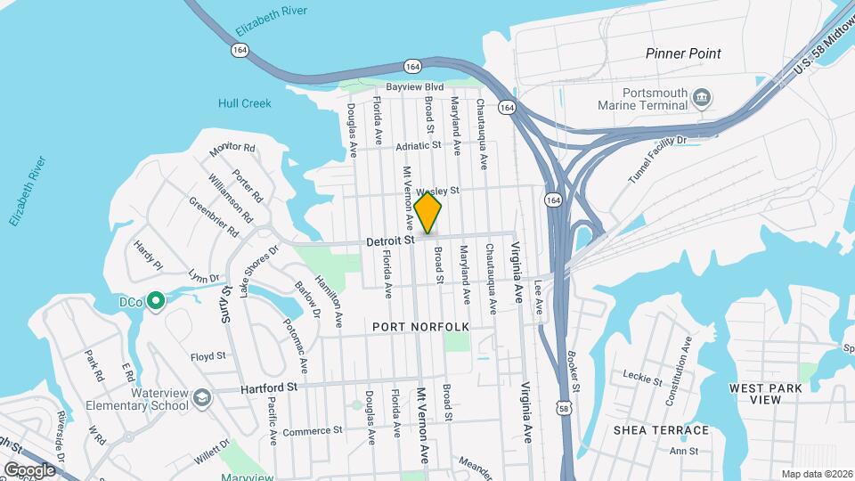 2711 Detroit St Map and Location Details