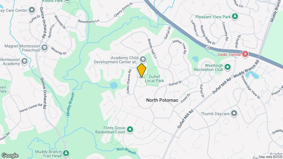 23 Dufief Ct Map and Location Details