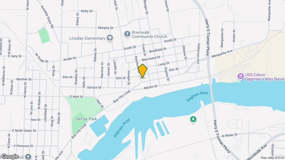 901 Marquette St, Unit 4 Map and Location Details