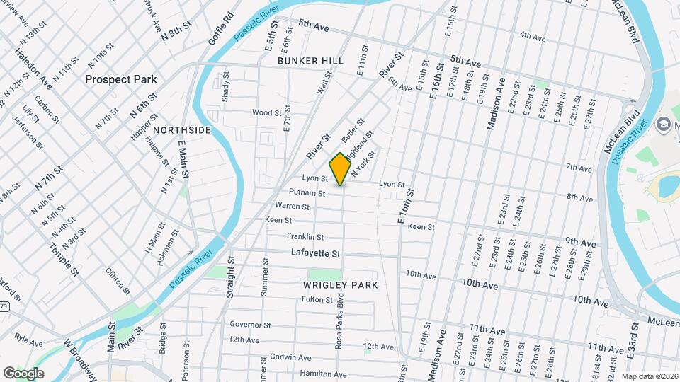 12-14-14 Rosa Parks Blvd, Unit 4 Mapa y Detalles de la Ubicación